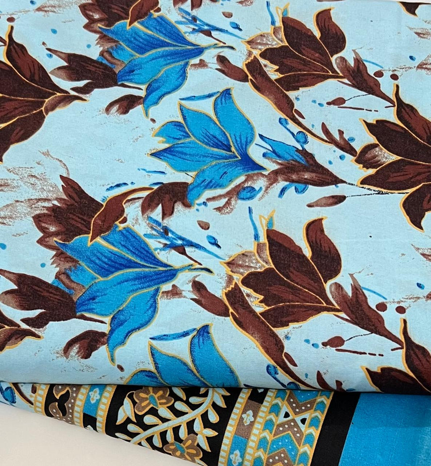 2 Piece Printed Four season Cotton